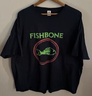 Vintage FOL Fishbone T Shirt Size 3XL 80’s Fishbone Band Tee
